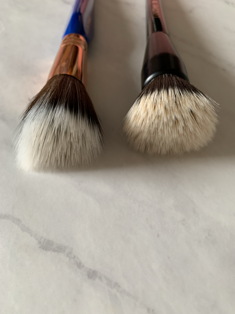 lancome buffing brush no 3 and bdellium 955 brush heads